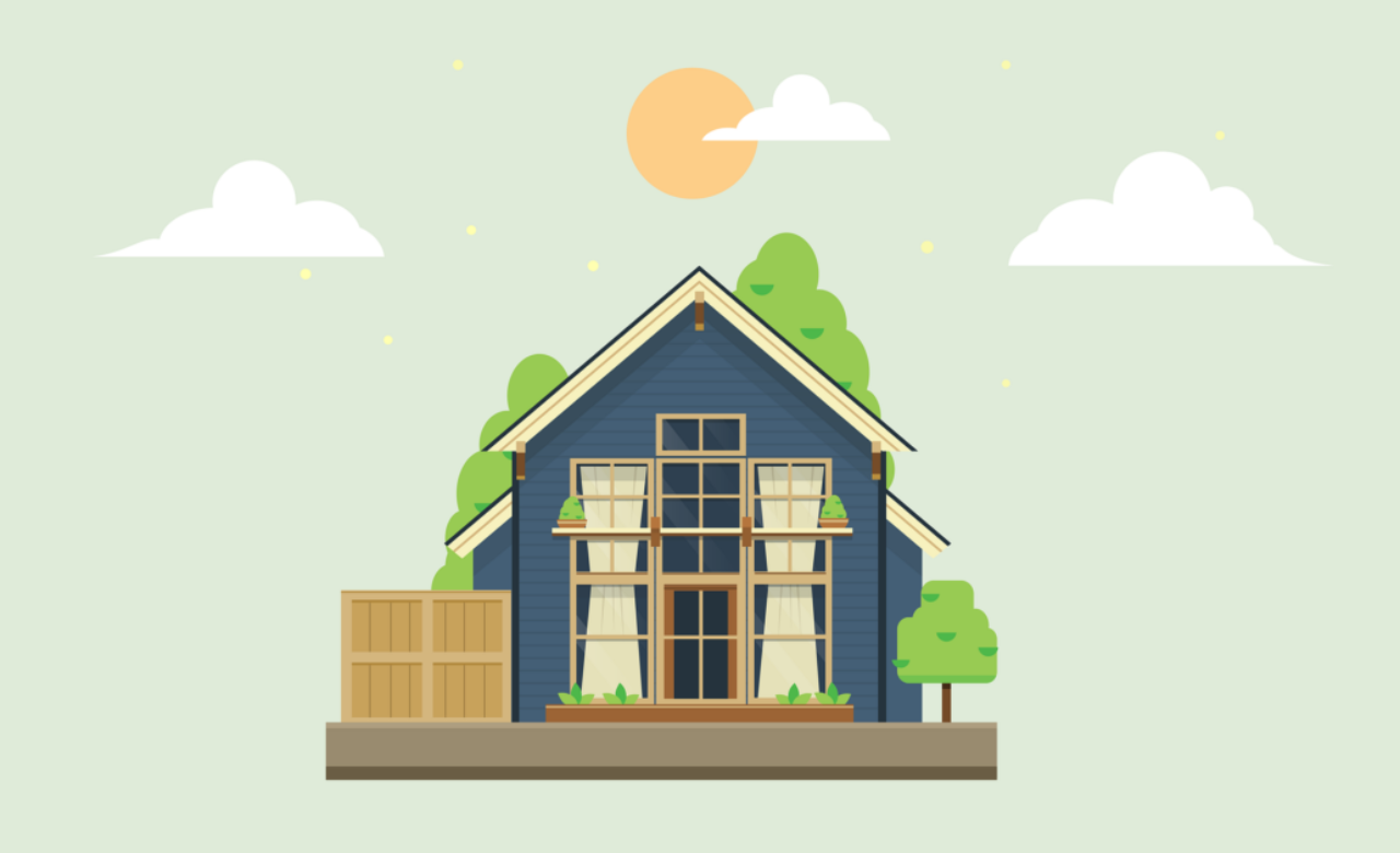 Illustratie van een huis