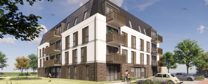 Nieuw modern appartementencomplex Ooststreeck met balkons en parkeerplaatsen